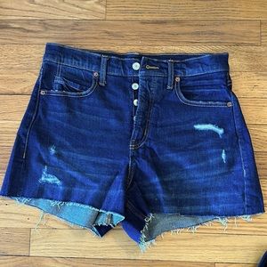 Old navy denim high waist shorts - medium length
